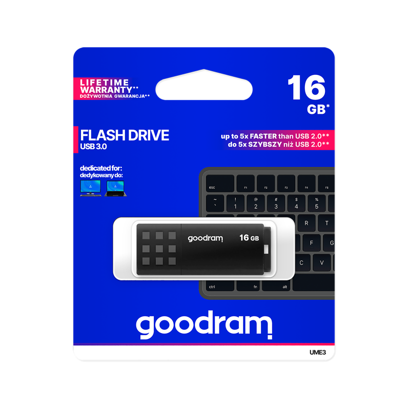 Pendrive Goodram USB 3.0 16GB czarny