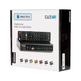 Tuner DVB-T2/C  HEVC H.265 Cabletech