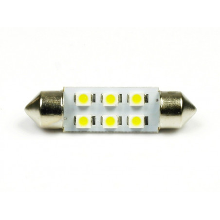 Żarówka LED C5W 6 SMD 1210 Rurka 36mm