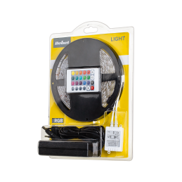 Zestaw oświetleniowy LED (sznur LED RGB, kontroler kolorów, zasilacz)