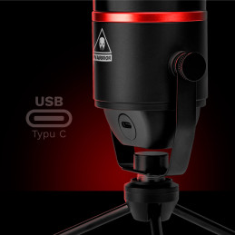 Mikrofon gamingowy / vlogerowy na USB  Kruger&Matz Warrior GV-200