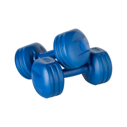 Zestaw hantelek bitumicznych 20kg ( 2x1kg + 2x2kg + 2x3kg + 2x4kg ) , REBEL ACTIVE