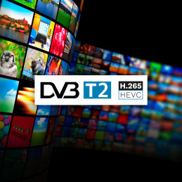 Tuner DVB-T2  H.265 HEVC Cabletech