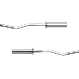 Gryf olimpijski łamany z łożyskami, sztanga olimpijska łamana z łożyskami 120cm 9kg REBEL ACTIVE