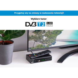 Tuner DVB-T/C Hevc H.265 10bit Cabletech