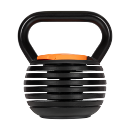 Kettlebell żeliwny automatyczny regulowany 9kg, REBEL ACTIVE