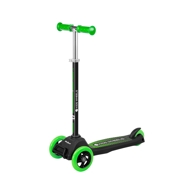 Hulajnoga trójkołowa REBEL KIDS WHEELS GREEN