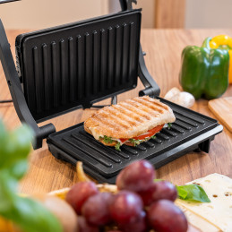 Panini grill, toster, opiekacz, 1000W, 3 pozycje