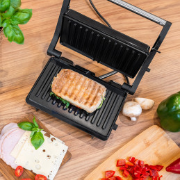 Panini grill, toster, opiekacz, 1000W, 3 pozycje