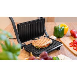 Panini grill, toster, opiekacz, 1000W, 3 pozycje