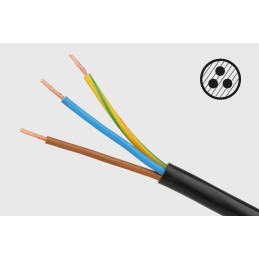 Listwa zasilająca Rebel 5 gniazd , z przełacznikiem ,3m (3x1,5mm) urz3062-3w-2