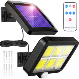 Lampa solarna 120 LED COB z...