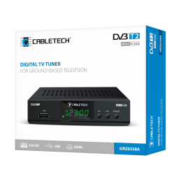 Tuner DVB-T2  H.265 HEVC Cabletech