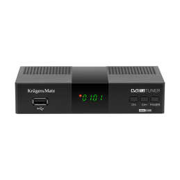 Tuner DVB-T2  H.265 HEVC Kruger&Matz