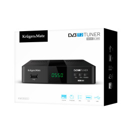 Tuner DVB-T2  H.265 HEVC Kruger&Matz