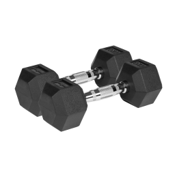 Hantle żeliwne gumowane HEX 2x4kg , REBEL ACTIVE