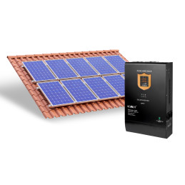 Przetwornica solarna naścienna ( inwerter )  KEMOT PROsolar-5000 ( 48V 230V 5000VA/3500W )