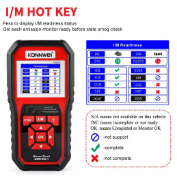 Miernik diagnostyczny, skaner OBD2  Konnwei KW850