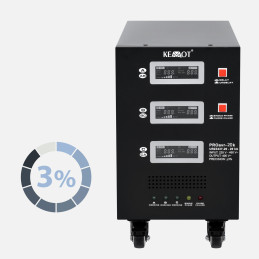 Automatyczny trójfazowy stabilizator napięcia  KEMOT PROavr-20k