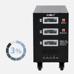 Automatyczny trójfazowy stabilizator napięcia  KEMOT PROavr-25k