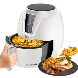 Frytkownica beztłuszczowa TEESA DIGITAL AIR FRYER 3,2L WHITE