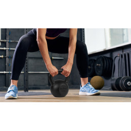 Kettlebell żeliwny 30kg, REBEL ACTIVE