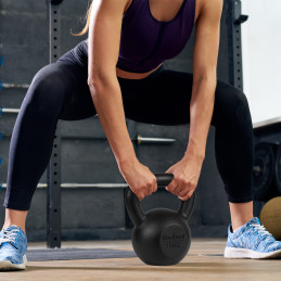 Kettlebell żeliwny 12kg, REBEL ACTIVE