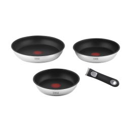 Zestaw patelni z odłączaną rączką 22cm , 24cm 28 cm TEESA FRYING PANS SINGLE HAND