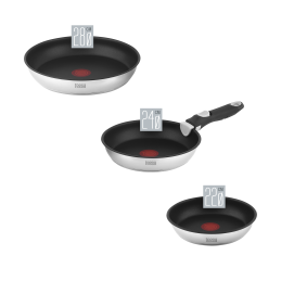 Zestaw patelni z odłączaną rączką 22cm , 24cm 28 cm TEESA FRYING PANS SINGLE HAND