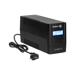 Zasilacz awaryjny komputerowy UPS REBEL model Nanopower Plus 850 ( offline, 850VA / 480W , 230 V , 50Hz , LCD , USB , RJ45 )