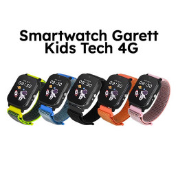 Smartwatch Garett Kids Tech 4G czarny velcro