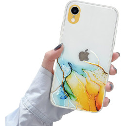Etui iPhone XR marmur 3D...