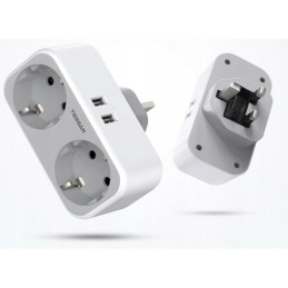 Adapter podróżny UK do EU z...