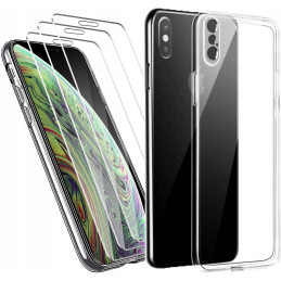 Etui iPhone X XS + 3x szkło...