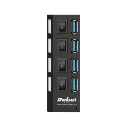 HUB USB 3.0 4 portowy Rebel